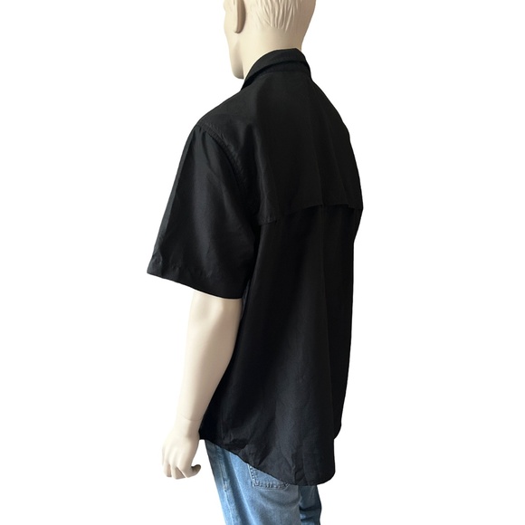 Merrell Tech Shirt SPF-30-50 Recyled material Fishing Hiking Lightweight Black - Picture 6 of 16